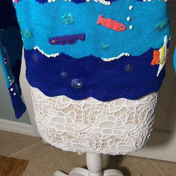 Vtg Design Options by Philip & Jane Gordon cardigan - Picture 10 of 16